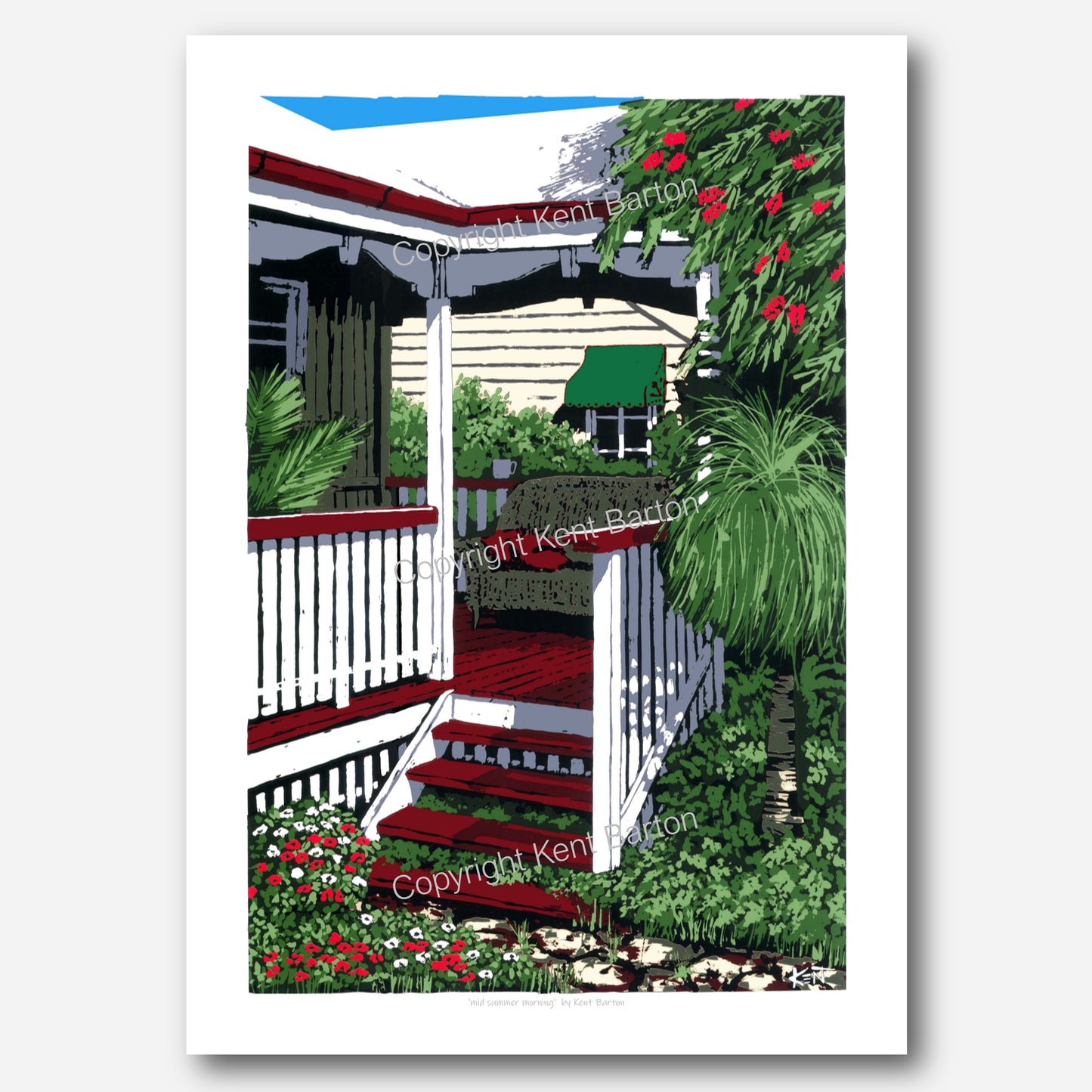 "Entrance to patio of well kept timber home in Ashgrove, Brisbane."